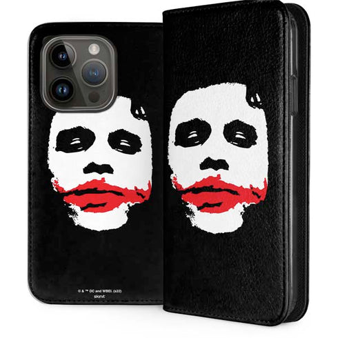 The Dark Knight Smeared Joker iPhone 15 Pro Folio Case